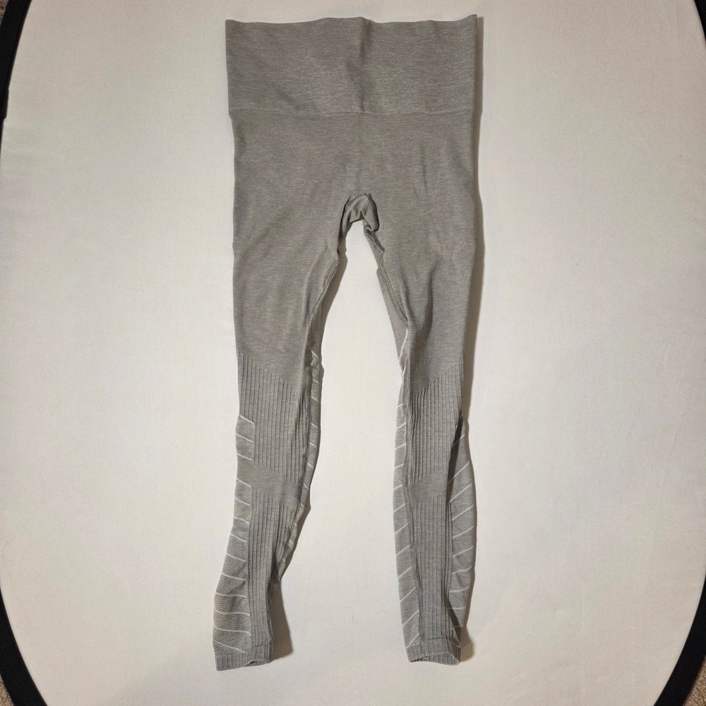 Blanqi Everyday Maternity Belly Support Leggings Gray Small High Waist Seamless